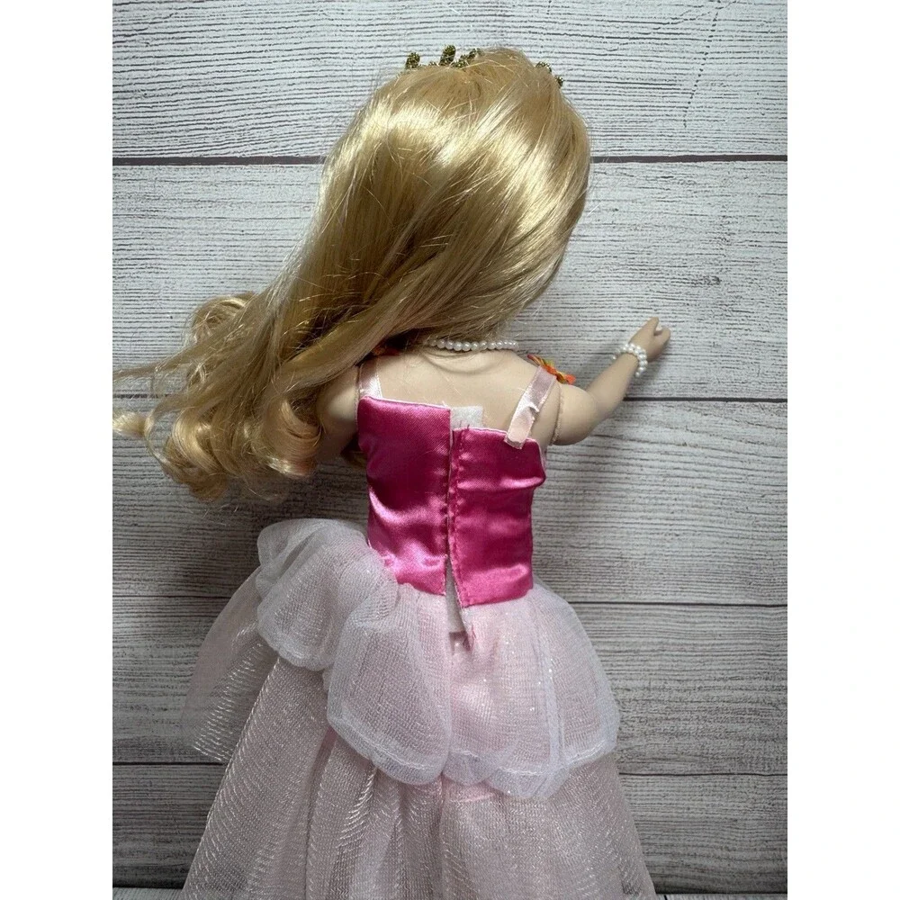 16” Porcelain Doll Ballerina Doll With Stand  NWOB